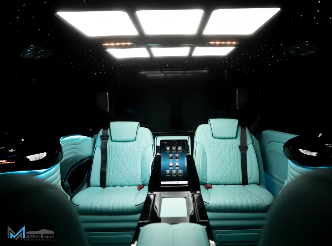 VIP Vito Mark Design Umbau Neufahrzeug Tiffany Blue