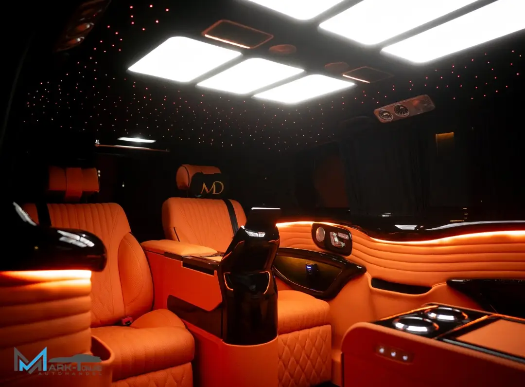VIP Vito Mark Design Umbau Neufahrzeug Hermes Orange