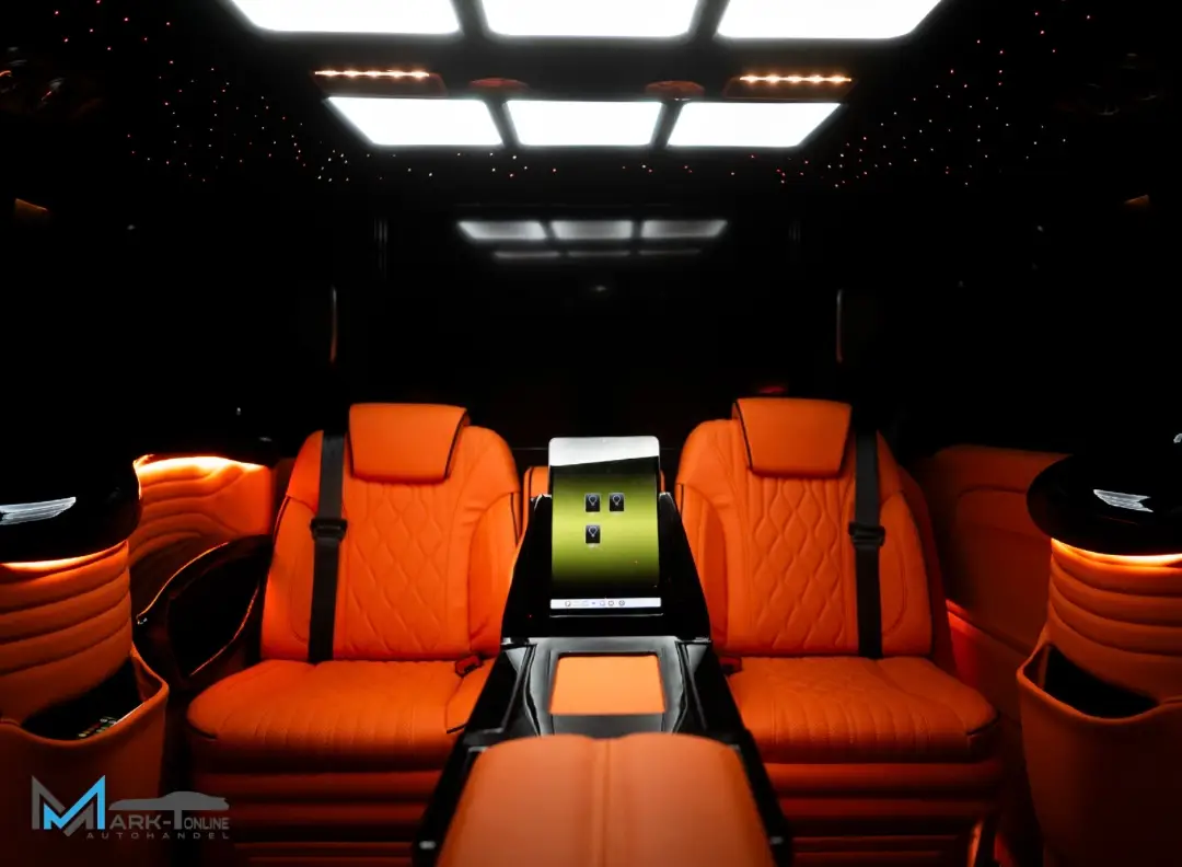 VIP Vito Mark Design Umbau Neufahrzeug Hermes Orange
